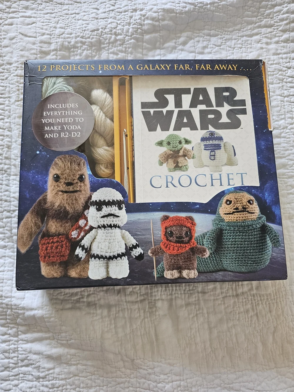 Star Wars Crochet Kit Yoda And R2-D2- Multicolor Never Been Used